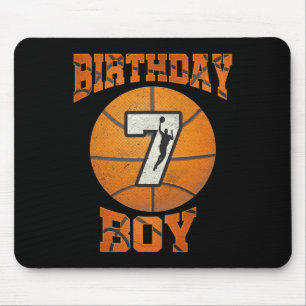 第7誕生日装備男子バスケットボールセブン7年 マウスパッド
