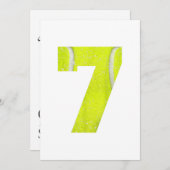 第7誕生日2013 Tennis Boys Girls Kids Seventh セーブザデート (正面/裏面)