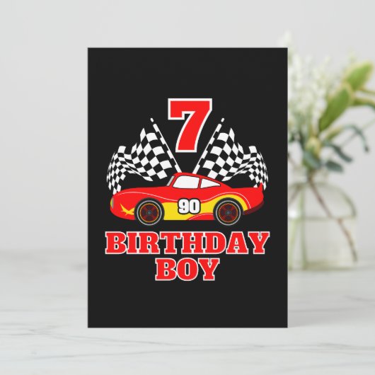 第7誕生日 招待状 (スタンド正面)