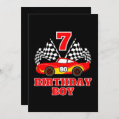 第7誕生日 招待状 (正面/裏面)