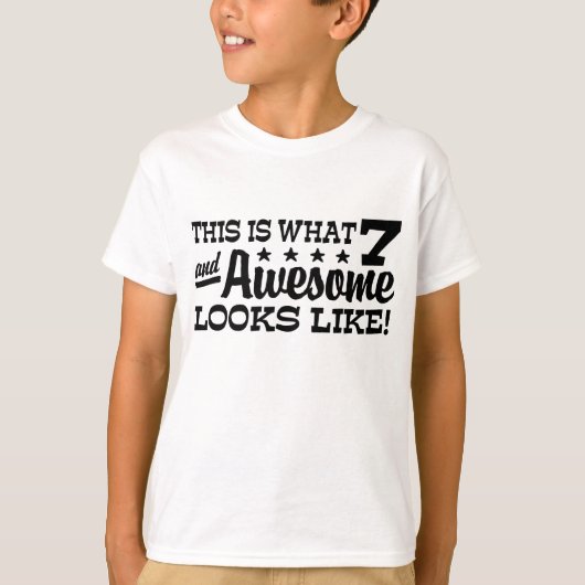 第7誕生日 Tシャツ (正面)