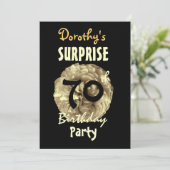 第70カスタム回サプライズ·バースデー·パーティW842 招待状 (スタンド正面)