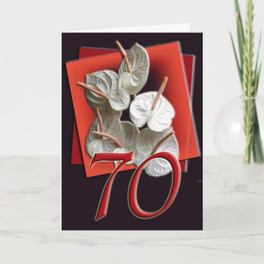 第70ハッピーバースデーカード カード (正面)