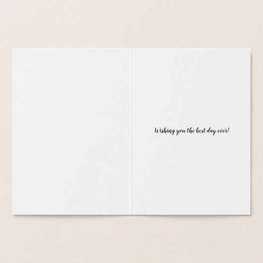 第70ハッピーバースデーフカスタムォイルカード 箔カード (内部)