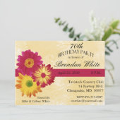 第70バースデーパーティ招待状 招待状 (スタンド正面)