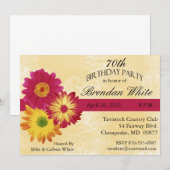 第70バースデーパーティ招待状 招待状 (正面/裏面)