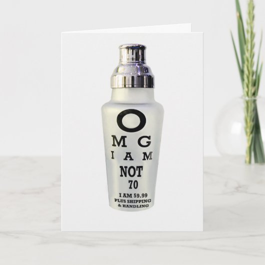 第70バースデー・カード カード (正面)