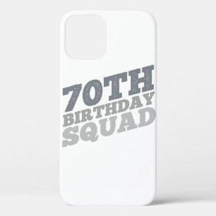第70動揺して回グレー・バースデー・スクード iPhone 12 PROケース