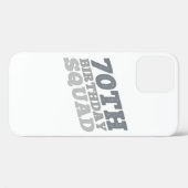 第70動揺して回グレー・バースデー・スクード Case-Mate iPhoneケース (裏面 (横))