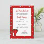 第70回おもしろい赤トウガラスバースデーパーティー 招待状 (スタンド正面)