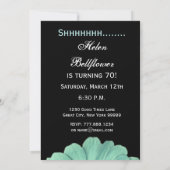 第70回サプライズ·バースデー·パーティー·カラフルデイジー 招待状 (裏面)