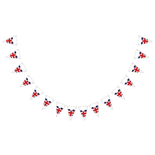 第70回ジュビリー2022英国バンティング国旗 バンティングフラッグ (全)