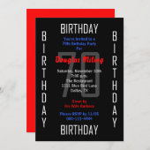 第70回バースデーパーティーへの招待70 招待状 (正面/裏面)