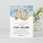 第70回バースデーパーティーへの招待 招待状 (スタンド正面)