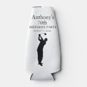 第70回バースデーパーティーゴルファーエレガントパー・セブン ボトルクーラー (正面)