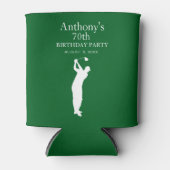 第70回バースデーパーティーゴルファーエレガントパー・セブン 缶クーラー (正面)