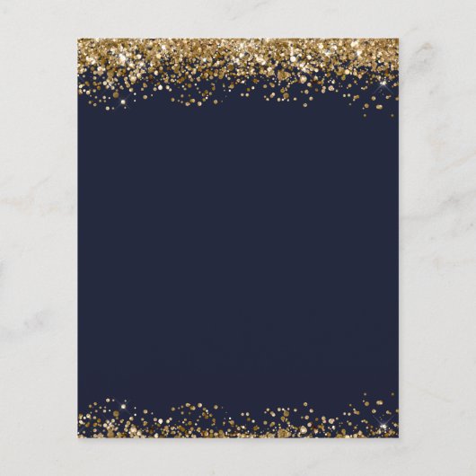 第70回バースデーパーティーバジェット招待状 (裏面)