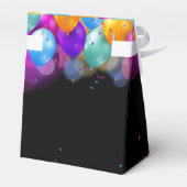 第70回バースデーパーティーブラック&金ゴールドバルーン フェイバーボックス (裏面サイド)