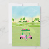 第70回バースデーパーティーレディーゴルファーテーマ招待状 招待状 (裏面)