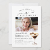 第70回バースデーパーティー写真エスプレッソ・マルティーニ 招待状 (正面)