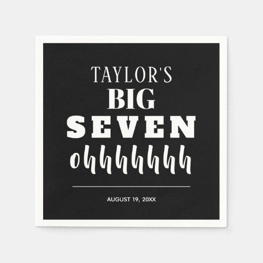 第70回ビッグバースデーパーティー スタンダードカクテルナプキン (正面)