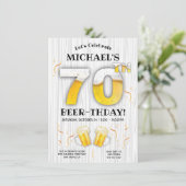 第70回ビールバースデーパーティーマイルストン招待状 招待状 (スタンド正面)