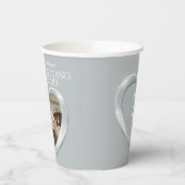 第70回プラチ結婚ナ記念撮影ハート 紙コップ (左)