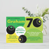 第70回ローンボウルズはだしのボーリング誕生日 招待状 (スタンド正面)