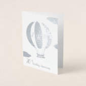 第70回白金熱気球結婚周年記念 箔カード (正面)