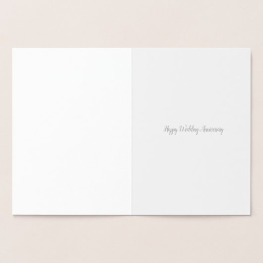 第70回白金熱気球結婚周年記念 箔カード (内部)