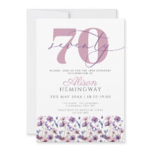 第70回紫フェミニン花模様蝶の誕生日