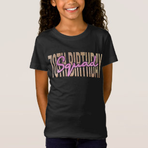 第70回誕生日スクワッド引用文ことわざ Tシャツ