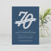 第70回誕生日パーティーの招待状 招待状 (スタンド正面)