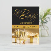 第70回誕生日パーティーパーソナライズされた招待状 招待状 (スタンド正面)