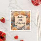 第70回誕生日パーティー スタンダードカクテルナプキン (インサイチュ)