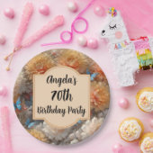 第70回誕生日パーティー ペーパープレート (パーティー)