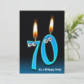 第70回誕生日パーティー 招待状 (スタンド正面)