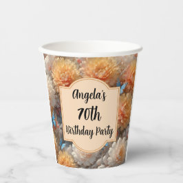 第70回誕生日パーティー 紙コップ