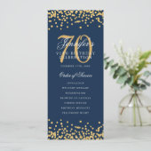 第70回誕生日プログラムありがとう金ゴールド海軍 招待状 (スタンド正面)