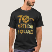 第70回誕生日分隊ハッピーバースデーパーティー70年 Tシャツ (正面)