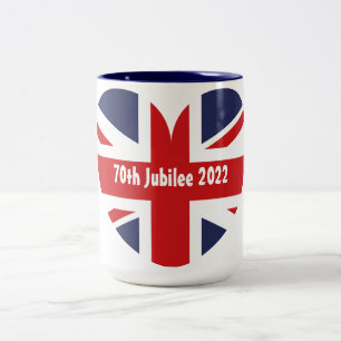 第70回2022年10月22日英国国旗 ツートーンマグカップ