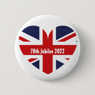 第70回2022年10月22日英国国旗 缶バッジ