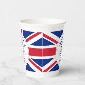 第70期プラチナお祝いユニオンジャック 紙コップ (右)