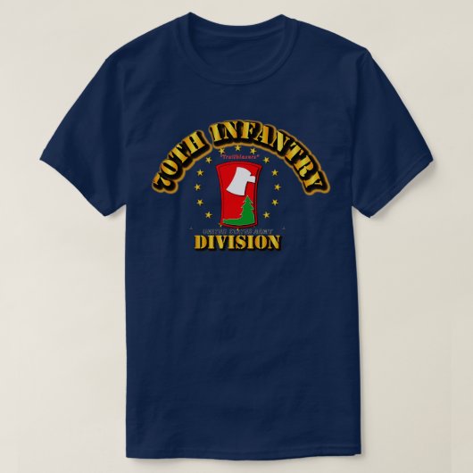 第70歩兵師団の予告編 Tシャツ (デザイン正面)