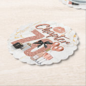 第70章バラ金ゴールド第70回誕生会 ペーパーコースター (アングル)