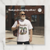 第70章Army Camouflage 70誕生日写真 フェイバータグ (裏面)