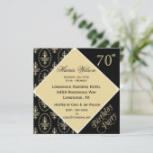 第70第79誕生日の招待状 招待状 (スタンド正面)