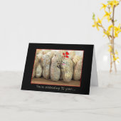 第70記念日のナット カード (黄色い花)