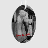 第70記念日の銀製のレース#9のオーナメント オーナメント (正面)