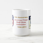 第70記念日の陶磁器のマグ コーヒーマグカップ (中央)